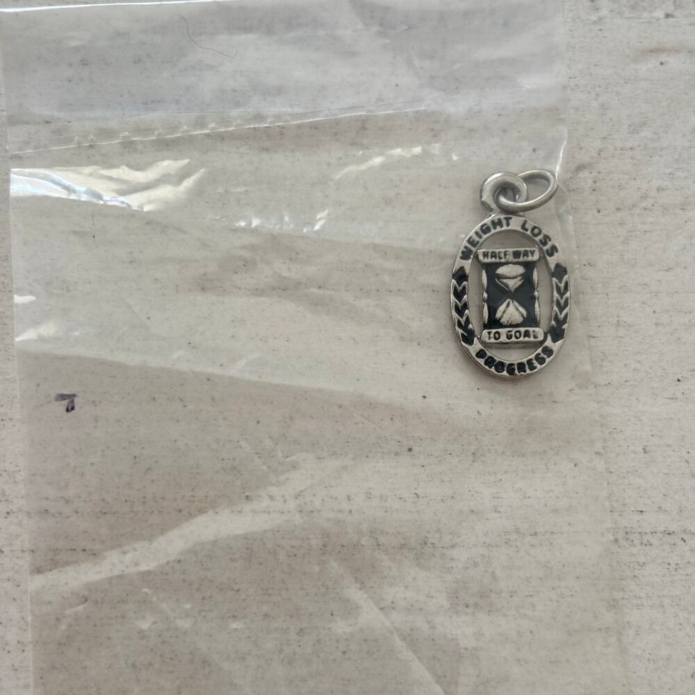 TOPS Taking Off the Pounds Sensibly CHARM “Halfway to Goal” Charms Vintage